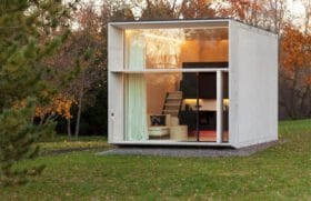 Nhà lắp ghép 60m2 đẹp hiện đại