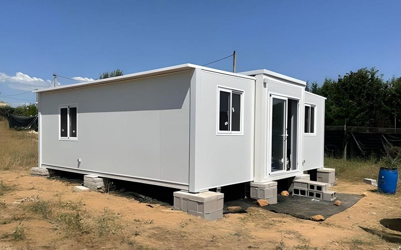 Nhà Tiền Chế Khung Thép Vách Panel nha khung thep vach panel hinh1