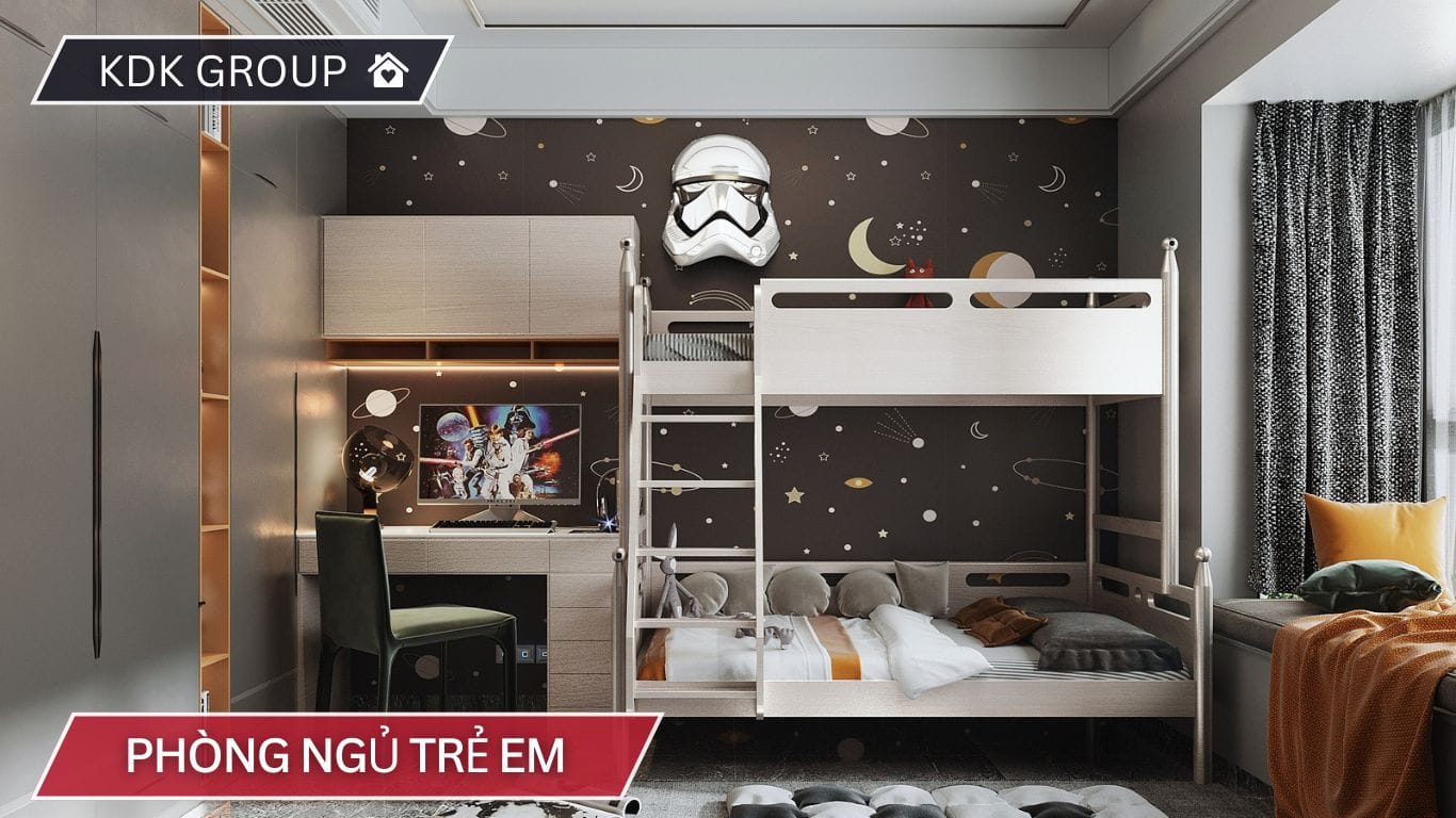 Thiết Kế Nội Thất Căn Hộ - Dịch Vụ Đẳng Cấp Từ KDK Group Thiết kế phòng ngủ