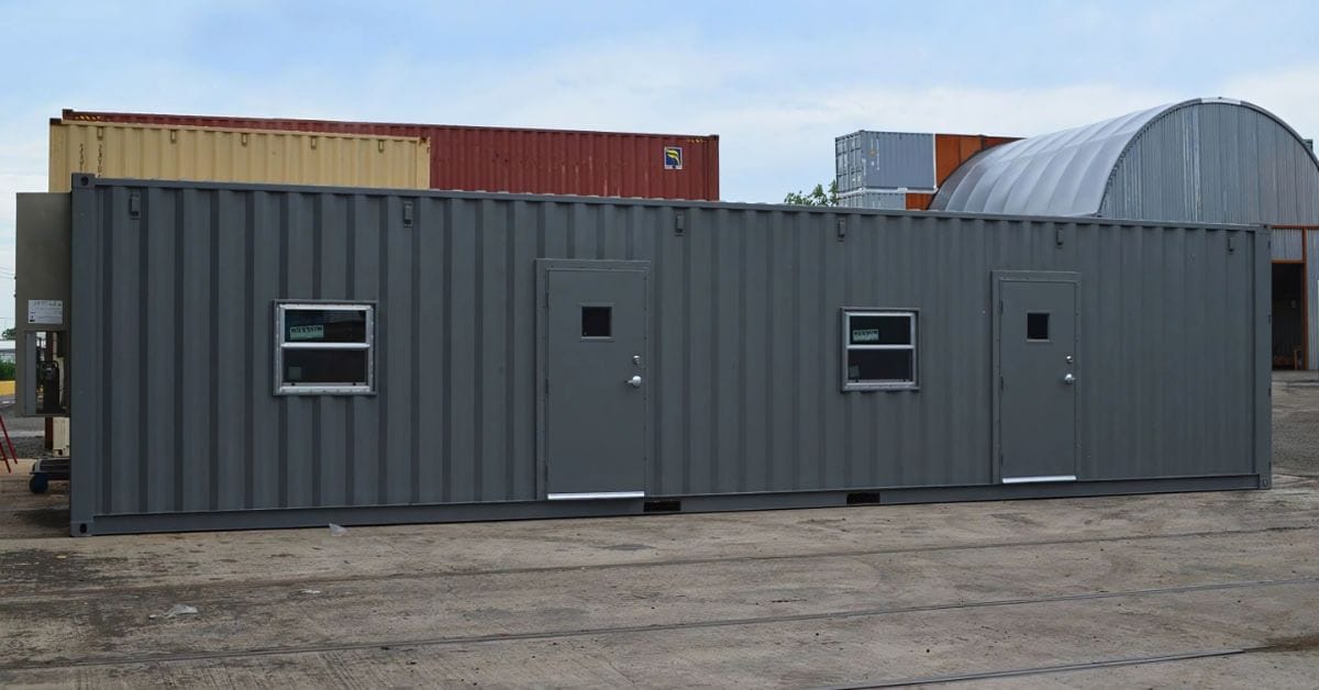Nhà container văn phòng 40 feet | Giá Từ 129 Triệu Mẫu Nhà container văn phòng 40 feet